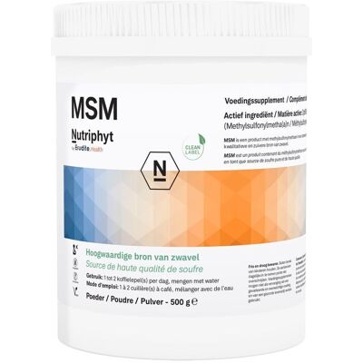 Nutriphyt MSM Supplément Minéral - 500 g Nutriphyt MSM Supplément Minéral - 500 g