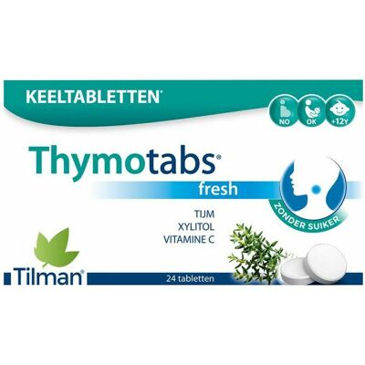 Tilman Thymotabs Comprimés Fraîcheur - Voies Respiratoires Tilman Thymotabs Comprimés Fraîcheur - Voies Respiratoires