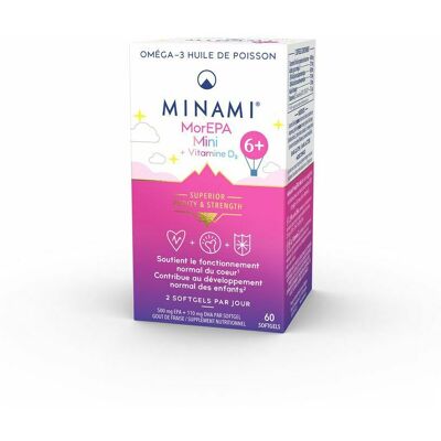 Minami MorEPA Mini Junior Fraise - Suppléments Minami MorEPA Mini Junior Fraise - Suppléments