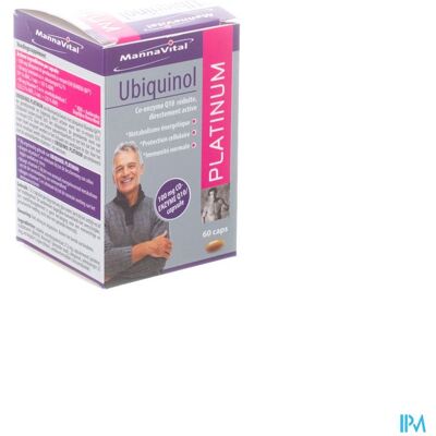 Mannavital Ubiquinol Platinum - Complément vitaminé et minéral Mannavital Ubiquinol Platinum - Complément vitaminé et minéral