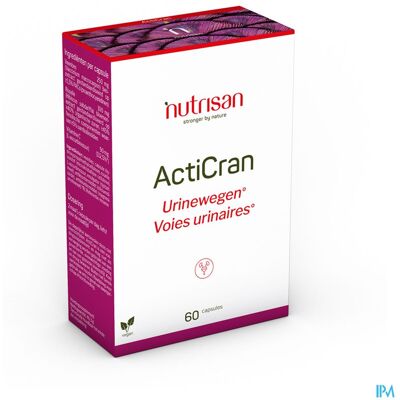 Nutrisan Acticran 60 Gélules Végétales Nutrisan Acticran 60 Gélules Végétales