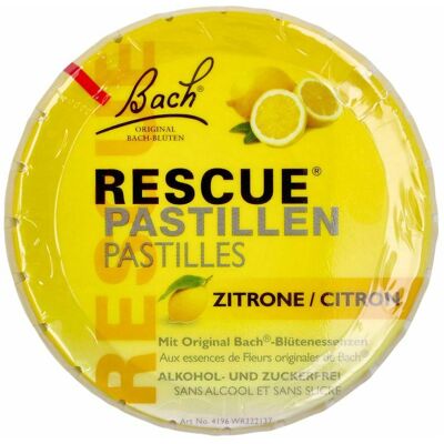 Bachflowers Bach Rescue Pastilles Citron 50g Bachflowers Bach Rescue Pastilles Citron 50g