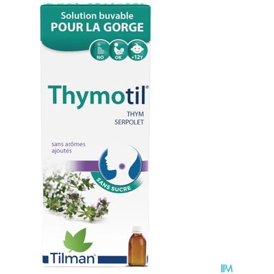 Tilman Thymotil Sirop 150ml - Apaise & Dégage Tilman Thymotil Sirop 150ml - Apaise & Dégage