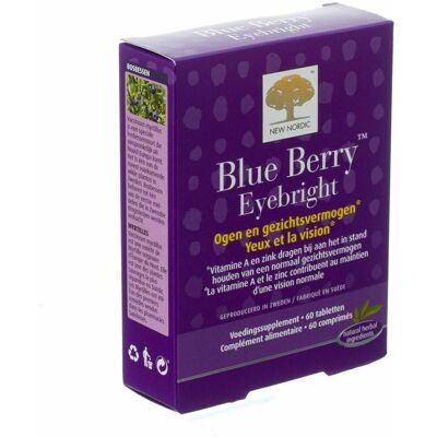 New Nordic Blue Berry Eyebright Comp 60 New Nordic Blue Berry Eyebright Comp 60