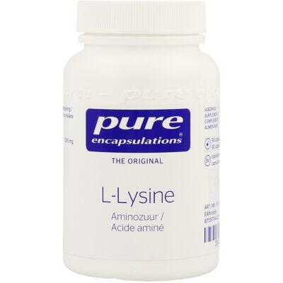 Pure Encapsulations L-Lysine Capsule - Supplément Pure Encapsulations L-Lysine Capsule - Supplément