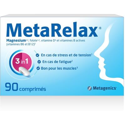 Metagenics MetaRelax - Complexe de magnésium contre le stress Metagenics MetaRelax - Complexe de magnésium contre le stress