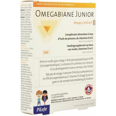 Pileje Omegabiane Junior - Complément alimentaire Pileje Omegabiane Junior - Complément alimentaire
