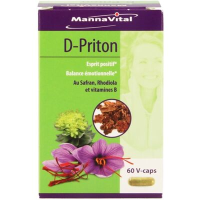 Mannavital D-Priton - Safran, B6, B12 - Complément alimentaire Mannavital D-Priton - Safran, B6, B12 - Complément alimentaire