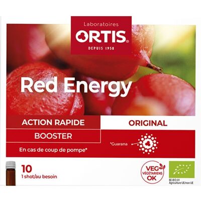 Ortis Red Energy Bio Alc 10x15ml Ortis Red Energy Bio Alc 10x15ml