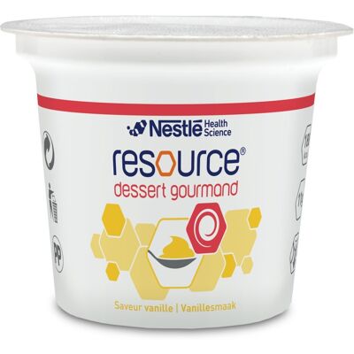 Nestle Resource Dessert Gourmand Vanille 4x125g 12318667 Nestle Resource Dessert Gourmand Vanille 4x125g 12318667