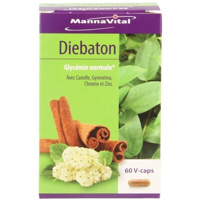 Mannavital Diebaton Cannelle Gymnema Zinc - Complément alimentaire Mannavital Diebaton Cannelle Gymnema Zinc - Complément alimentaire
