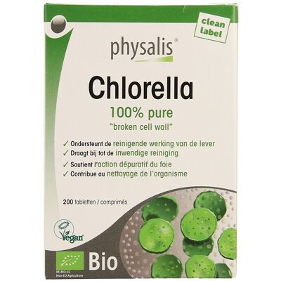 Physalis Chlorella Bio 200 Comprimés - Complément Alimentaire Physalis Chlorella Bio 200 Comprimés - Complément Alimentaire
