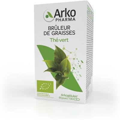 Arkopharma Arkogélules Thé Vert Bio - 130 Gélules - Complément Alimentaire Arkopharma Arkogélules Thé Vert Bio - 130 Gélules - Complément Alimentaire