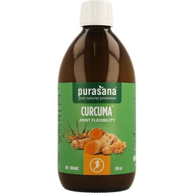 Purasana Curcuma Bio - Flexibilité Articulations - 500 ml Purasana Curcuma Bio - Flexibilité Articulations - 500 ml
