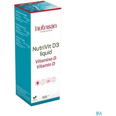 Nutrisan Nutrivit D3 Liquide - Vitamines & Compléments Nutrisan Nutrivit D3 Liquide - Vitamines & Compléments