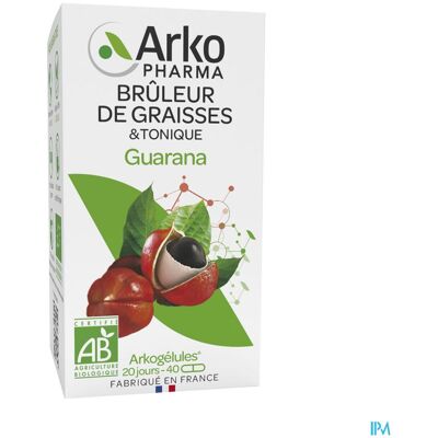 Arkopharma Arkogélules Guarana - Énergie & Brûleur de Graisses - Complément Alimentaire Arkopharma Arkogélules Guarana - Énergie & Brûleur de Graisses - Complément Alimentaire