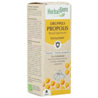 Herbalgem Propolis Large Spectr. Bio Fl Gutt 50ml Herbalgem Propolis Large Spectr. Bio Fl Gutt 50ml