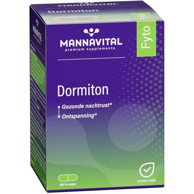 Mannavital Dormiton - Favorise un sommeil sain - 60 capsules Mannavital Dormiton - Favorise un sommeil sain - 60 capsules