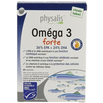 Physalis Omega 3 Forte Softcaps 60 - Complément alimentaire Physalis Omega 3 Forte Softcaps 60 - Complément alimentaire