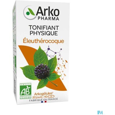Arkopharma Arkogelules Eleutherocoque Bio Caps 40 Arkopharma Arkogelules Eleutherocoque Bio Caps 40
