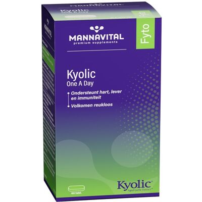 Mannavital Kyolic One A Day - Complément Alimentaire Mannavital Kyolic One A Day - Complément Alimentaire