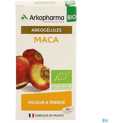 Arkopharma Maca 40 Gélules - Complément Alimentaire - Bio & Naturel - Vitalité & Énergie Arkopharma Maca 40 Gélules - Complément Alimentaire - Bio & Naturel - Vitalité & Énergie