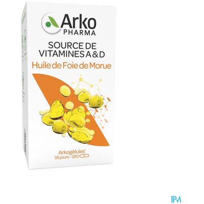 Arkogelules Huile Foie Morue Caps 220 Arkopharma Arkogelules Huile Foie Morue Caps 220 Arkopharma