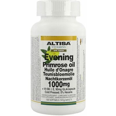 Altisa Onagre Huile 1000mg Caps 100 Altisa Onagre Huile 1000mg Caps 100