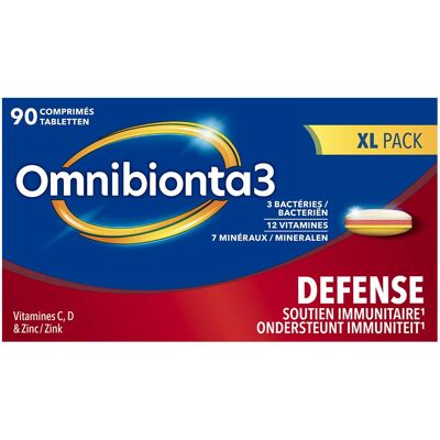 Procter & Gamble - Omnibionta 3 Defense - 90 comprimés - Compléments alimentaires Procter & Gamble - Omnibionta 3 Defense - 90 comprimés - Compléments alimentaires