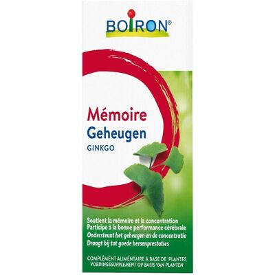 Boiron Ginko Complément Alimentaire Mémoire 60ml Boiron Ginko Complément Alimentaire Mémoire 60ml