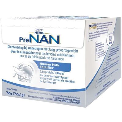 Nestle Prenan Human Milk Fortifier Sach 72x1g Nestle Prenan Human Milk Fortifier Sach 72x1g