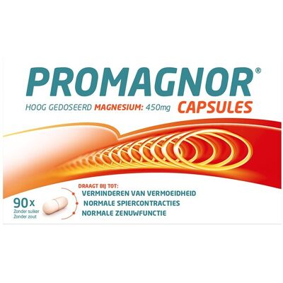 Promagnor Magnésium 90 Gélules Promagnor Magnésium 90 Gélules