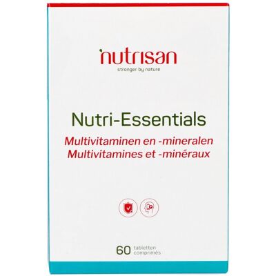 Nutrisan Nutri-Essentials - Complément multivitaminé et minéral Nutrisan Nutri-Essentials - Complément multivitaminé et minéral