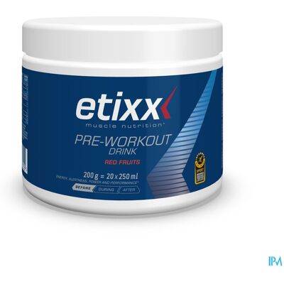 Etixx Pré-Workout Poudre - Énergie et Performance Etixx Pré-Workout Poudre - Énergie et Performance