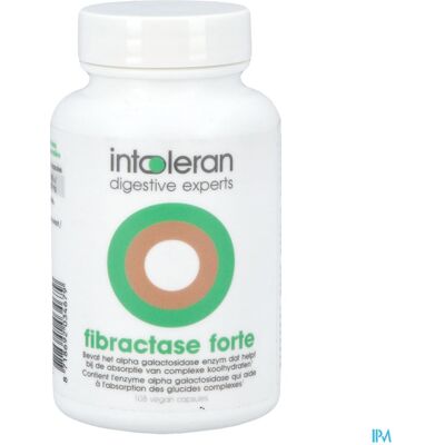 Intoleran Fibractase Forte - 108 Capsules - Enzyme Digestive Intoleran Fibractase Forte - 108 Capsules - Enzyme Digestive