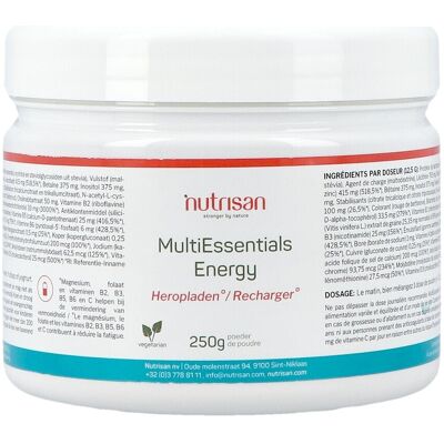 Nutrisan MultiEssentials Energy - Complément Énergétique Nutrisan MultiEssentials Energy - Complément Énergétique