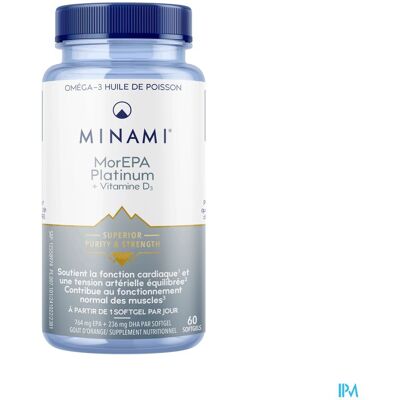 Atrium - MorEPA Platinum - Vitamin D3 - Supplément Atrium - MorEPA Platinum - Vitamin D3 - Supplément