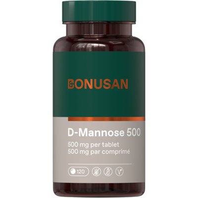 Bonusan D-Mannose 500mg 120 Comprimés Bonusan D-Mannose 500mg 120 Comprimés