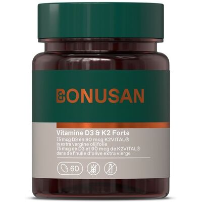 Bonusan Vitamine D3 & K2 60 Softcaps Bonusan Vitamine D3 & K2 60 Softcaps