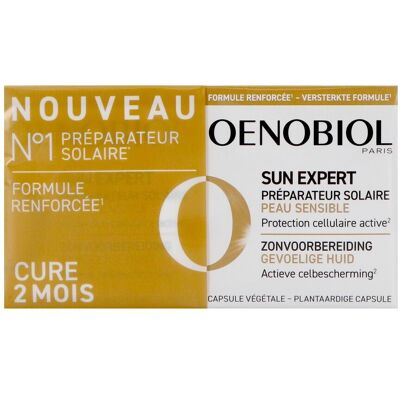 Oenobiol Sun Expert Peau Sensible 2x30 Capsules Oenobiol Sun Expert Peau Sensible 2x30 Capsules