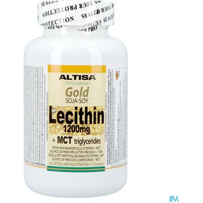 Altisa Gold Lécithine de Soja 1200 mg Capsule 150 pièces Altisa Gold Lécithine de Soja 1200 mg Capsule 150 pièces