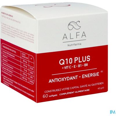 ALFA Q10 Plus Softgels 60 ALFA Q10 Plus Softgels 60