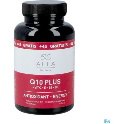 NUTRIFARMA ALFA - Q10 Plus - Douce - 150 pcs - Capsule NUTRIFARMA ALFA - Q10 Plus - Douce - 150 pcs - Capsule