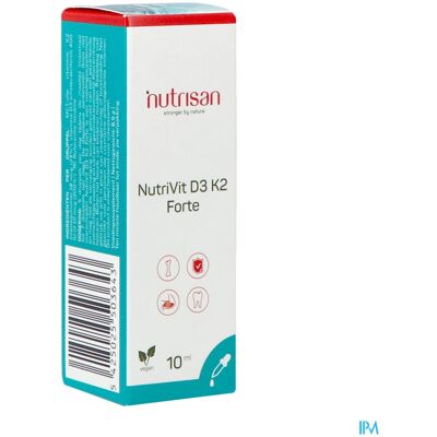 Nutrivit D3 K2 Forte 10ml Nutrisan Nutrivit D3 K2 Forte 10ml Nutrisan