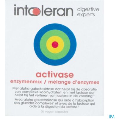 Intoleran Activase Mélange d'enzymes pour digestion - Capsule Intoleran Activase Mélange d'enzymes pour digestion - Capsule