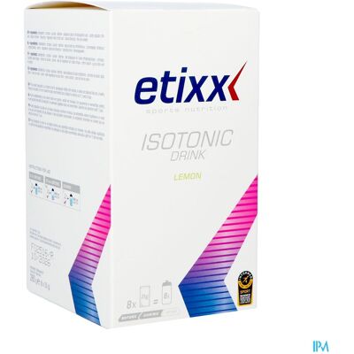 Etixx Isotonic Lemon Pdr 8x35g Etixx Isotonic Lemon Pdr 8x35g