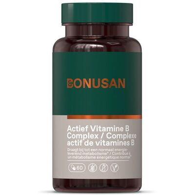 Actief Vitamine B Complex Caps 60 Bonusan Actief Vitamine B Complex Caps 60 Bonusan