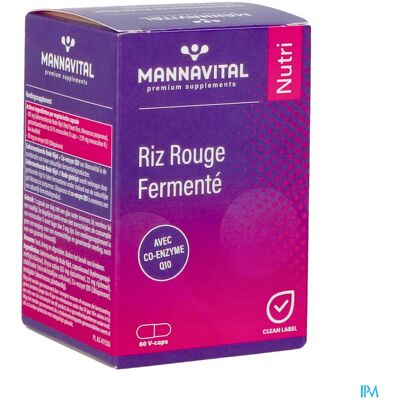 Mannavital Riz Rouge Fermente V-caps 60 Mannavital Riz Rouge Fermente V-caps 60