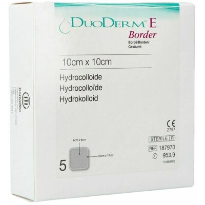 Convatec Duoderm E Bord Adh 10x10cm 5 H7970 Convatec Duoderm E Bord Adh 10x10cm 5 H7970