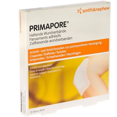 Smith & Nephew Primapore S&n; Pans Post-op 10cmx 8cm 5 66030263 Smith & Nephew Primapore S&n; Pans Post-op 10cmx 8cm 5 66030263
